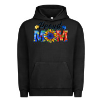 Pigment Black proud mom autism Urban Hoodie - BarkalooDesign