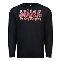 Black mama all day everyday Premium Sweatshirt - Zillion Design Studio