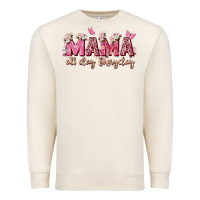 Sandshell mama all day everyday Premium Sweatshirt - Zillion Design Studio