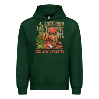 Forest Green aintgoin down til the sun comes up desert Urban Hoodie - NancyCooperArtShop