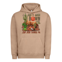 Pigment Burro aintgoin down til the sun comes up desert Urban Hoodie - NancyCooperArtShop