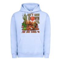Pigment Grape Ice aintgoin down til the sun comes up desert Urban Hoodie - NancyCooperArtShop
