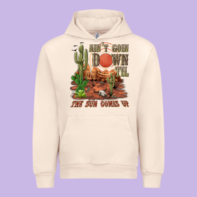 Aintgoin Down Til The Sun Comes Up Desert Urban Hoodie Designed By Nancycooperartshop
