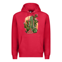 Cardinal cactus Premium Hoodie - JahusDesignShop