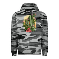 Slate Camo cactus Premium Hoodie - JahusDesignShop