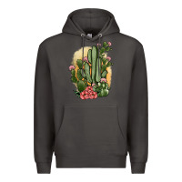Smoke cactus Premium Hoodie - JahusDesignShop