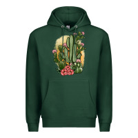 Sports Green cactus Premium Hoodie - JahusDesignShop