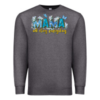 Charcoal Heather mama all day everyday Premium Sweatshirt - Zillion Design Studio