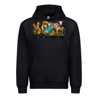 Black peace love longhorn heifer Urban Hoodie - LillyAllenDesigns