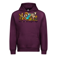 Mauve Wine peace love longhorn heifer Urban Hoodie - LillyAllenDesigns
