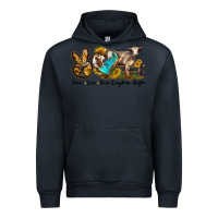 Navy peace love longhorn heifer Urban Hoodie - LillyAllenDesigns