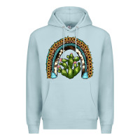 Blue Mist cactus rainbow Premium Hoodie - JahusDesignShop