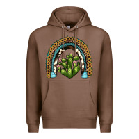 Chestnut cactus rainbow Premium Hoodie - JahusDesignShop