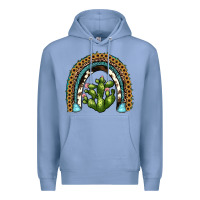 Colony Blue cactus rainbow Premium Hoodie - JahusDesignShop