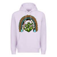 Lilac cactus rainbow Premium Hoodie - JahusDesignShop