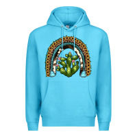 Ocean Blue cactus rainbow Premium Hoodie - JahusDesignShop