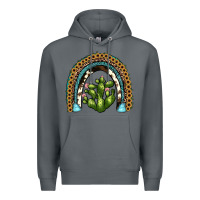 Rock cactus rainbow Premium Hoodie - JahusDesignShop