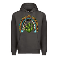 Smoke cactus rainbow Premium Hoodie - JahusDesignShop