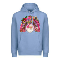 Colony Blue pink christmas rainbow Premium Hoodie - AdoDesignShop