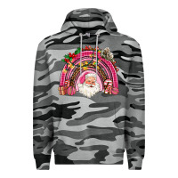 Slate Camo pink christmas rainbow Premium Hoodie - AdoDesignShop