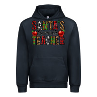 Navy santa's favorite teacher Urban Hoodie - Jasminsmagicworld
