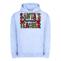 Pigment Grape Ice santa's favorite teacher Urban Hoodie - Jasminsmagicworld