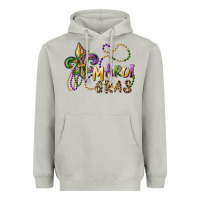 Moon Dust mardi gras fleur de lis and beads Heavyweight Hoodie - RanaPortraitStore