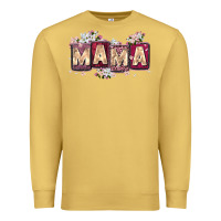 Antique Gold mama with license letters Premium Sweatshirt - Zillion Design Studio