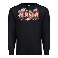 Black mama with license letters Premium Sweatshirt - Zillion Design Studio