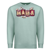 Seafoam mama with license letters Premium Sweatshirt - Zillion Design Studio