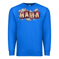 True Royal mama with license letters Premium Sweatshirt - Zillion Design Studio
