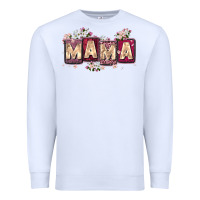 White mama with license letters Premium Sweatshirt - Zillion Design Studio