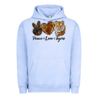 Pigment Grape Ice Peace Love Tigers Urban Hoodie - LillyAllenDesigns