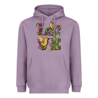 Lavender love fleur de lis Heavyweight Hoodie - RanaPortraitStore