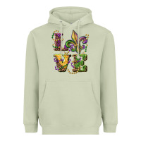 Matcha love fleur de lis Heavyweight Hoodie - RanaPortraitStore