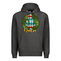 Charcoal Heather darlin' Premium Hoodie - JahusDesignShop