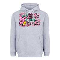 Heather Grey little miss 5th grade Heavyweight Hoodie - Zillion Design Studio