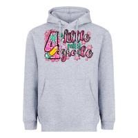 Heather Grey little miss 4th grade Heavyweight Hoodie - Zillion Design Studio