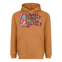 Little Miss 4th Grade Heavyweight Hoodie | Teevron