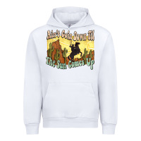 White aint goin down til the sun comes up cowboy Urban Hoodie - NancyCooperArtShop