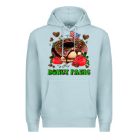 Blue Mist donut panic Premium Hoodie - AdoDesignShop