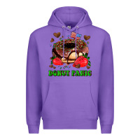 Purple donut panic Premium Hoodie - AdoDesignShop