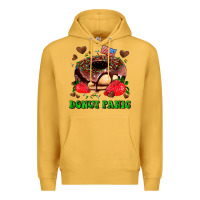 Mustard donut panic Premium Hoodie - AdoDesignShop