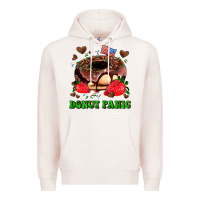 Pale Pink donut panic Premium Hoodie - AdoDesignShop