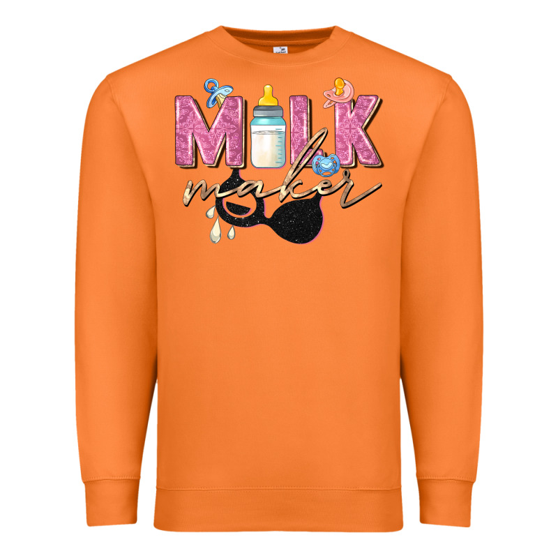 Milk Maker Premium Sweatshirt by Zillion Design Studio | Teevron