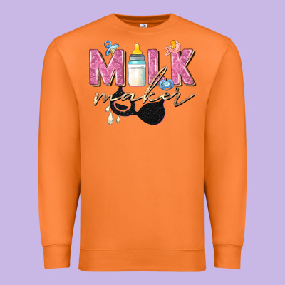 Milk Maker Premium Sweatshirt Designed By Zillion Design Studio