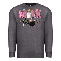 Charcoal Heather milk maker Premium Sweatshirt - Zillion Design Studio