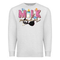 Oatmeal Heather milk maker Premium Sweatshirt - Zillion Design Studio