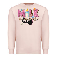 Pale Pink milk maker Premium Sweatshirt - Zillion Design Studio