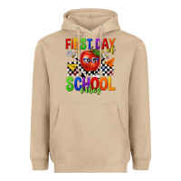 Mushroom first day of school vibes Heavyweight Hoodie - texasbilliewilder